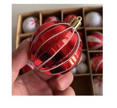 Colorful Christmas Ornament Ball Set